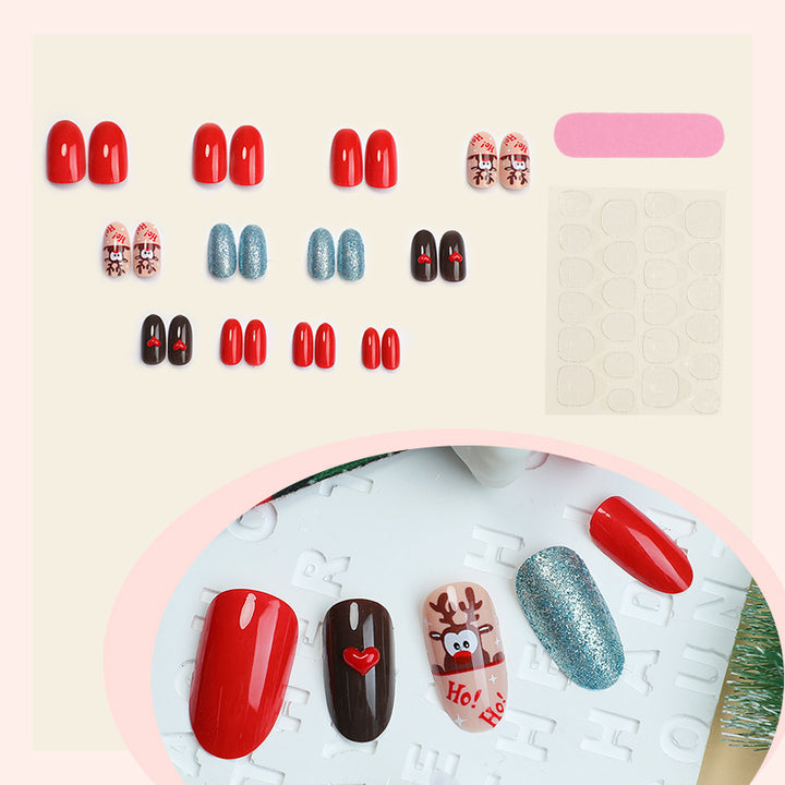 Artistic Holiday-Themed Press-On Nails Kit kalsten