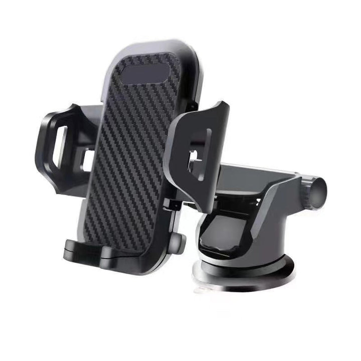 Adjustable telescopic suction car phone holder with full rotation gravity auto-lock Kalsten