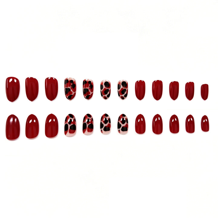 Artistic Leopard Print Nail Extensions Kalsten