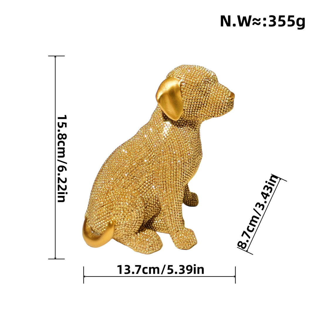 Decorative dog figure in modern design Kalsten