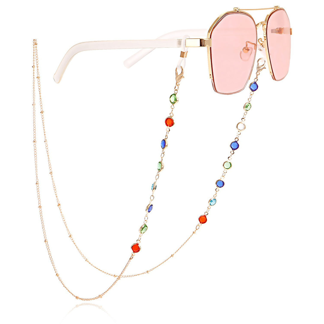 Stylish Sunglasses with Decorative Chain Kalsten