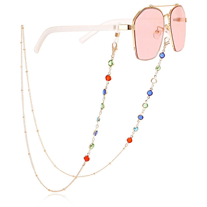 Stylish Sunglasses with Decorative Chain Kalsten