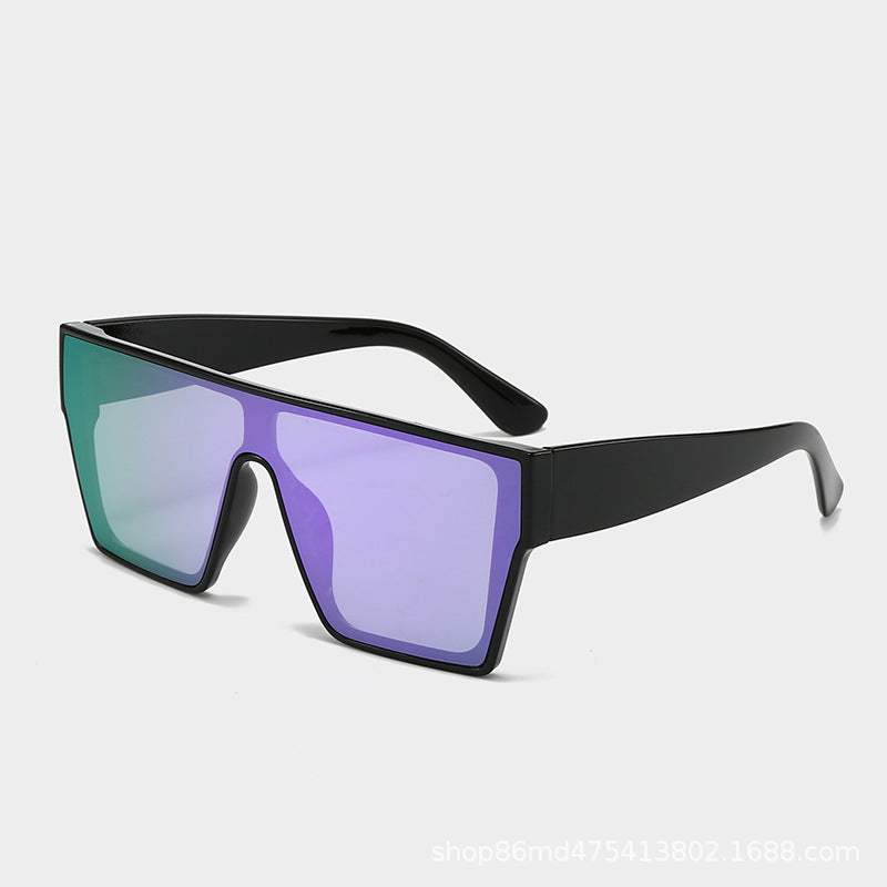 Women's large rectangular sunglasses with modern frame and UV protection Kalsten