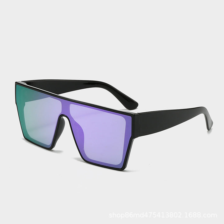 Women's large rectangular sunglasses with modern frame and UV protection Kalsten