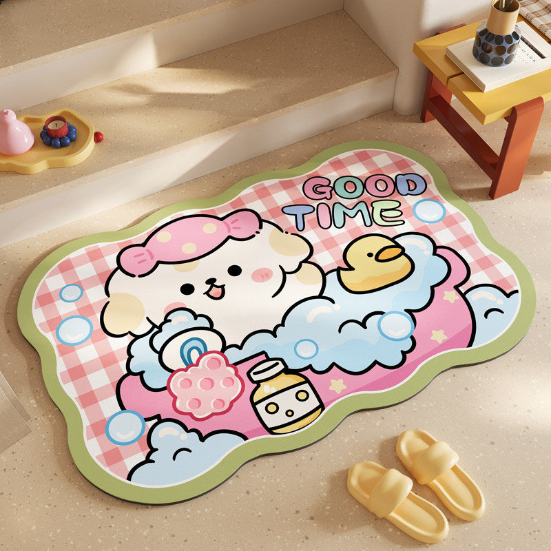Decorative Bath Mat Kalsten