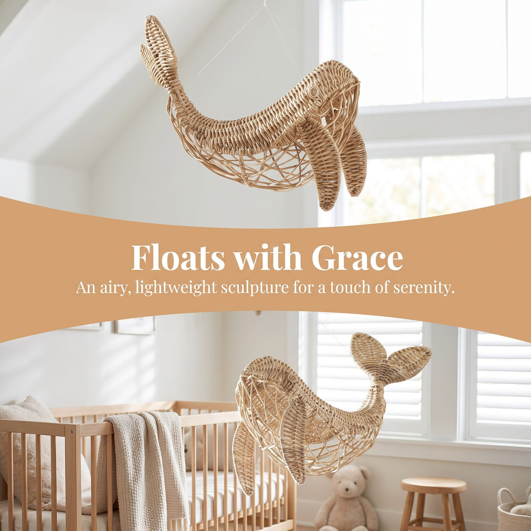 Decorative Hanging Basket in Whale Design Kalsten