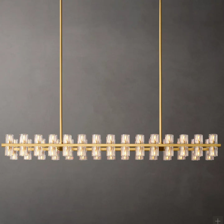 Modern Crystal Circle Chandelier