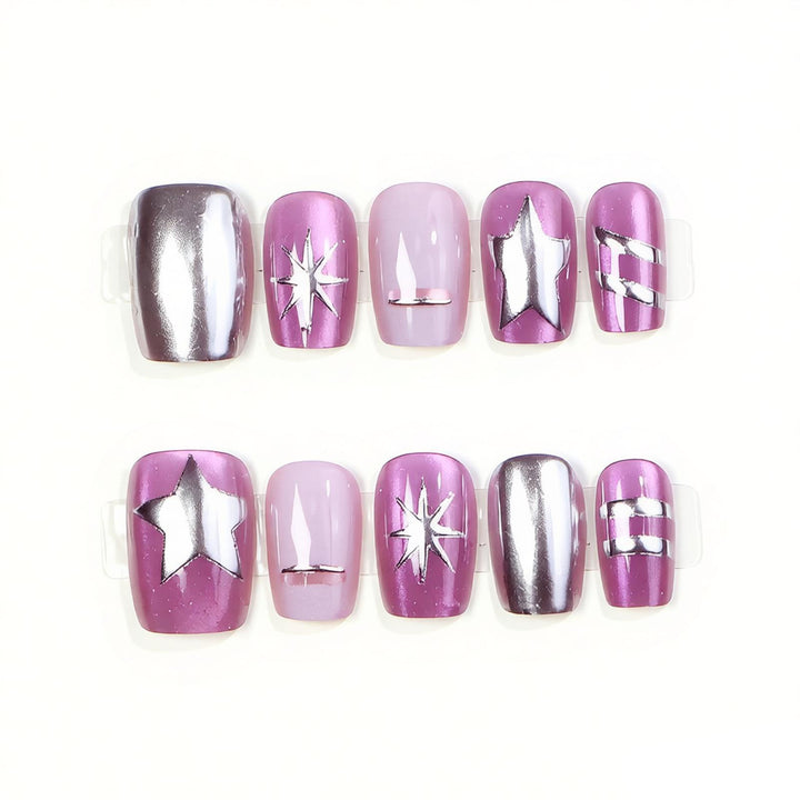 Artistic Press-On Nail Design Kalsten