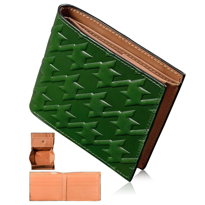 Textured Double-Sided Leather Wallet Kalsten