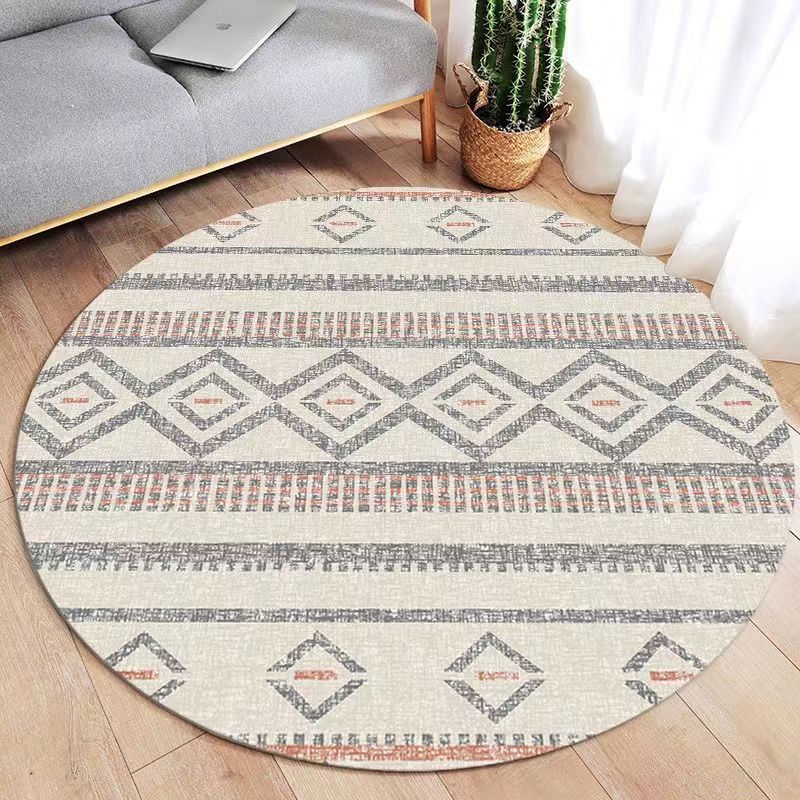 Bohemian Geometric Pattern Area Rug Kalsten