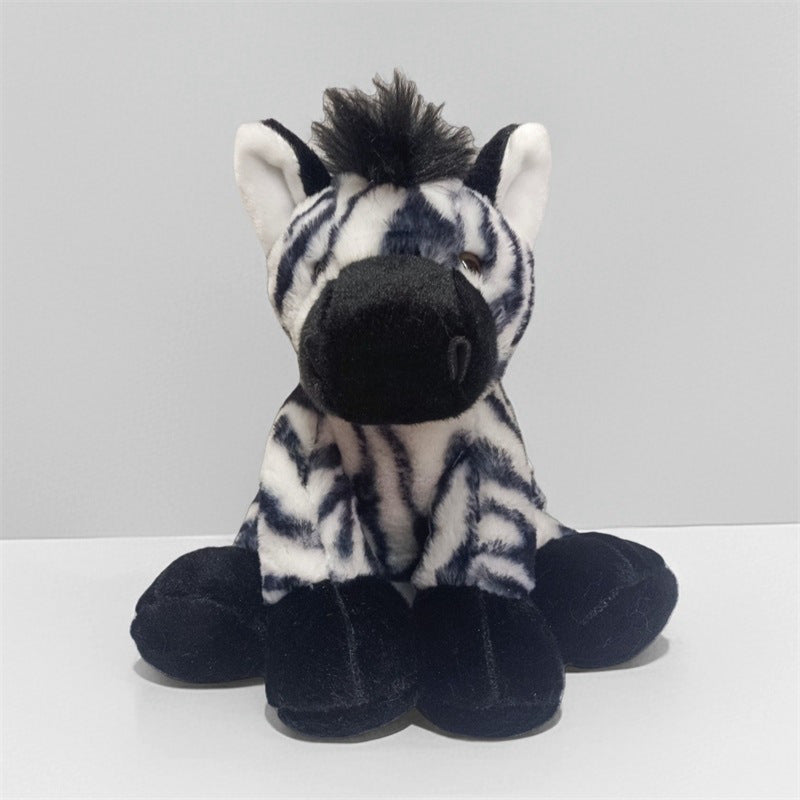 Premium Plush Lamb Comforter Stuffed Toy with Soft Faux-Fur and Embroidered Features Kalsten