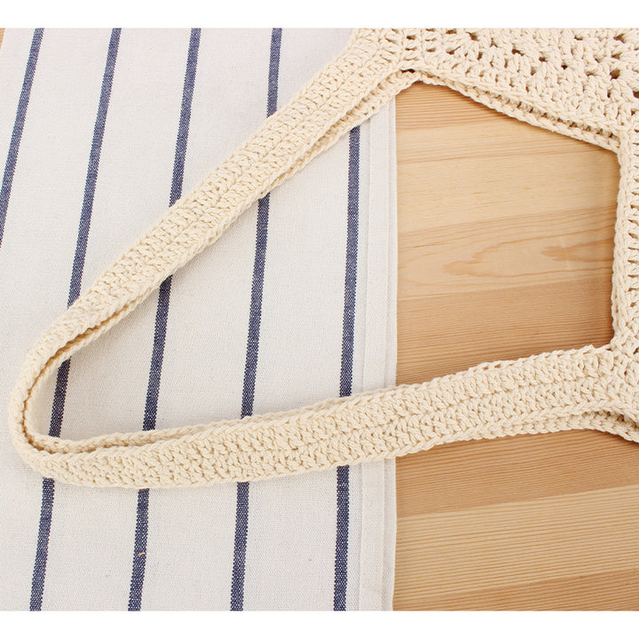 Hand-knotted tote bag with unique pattern Kalsten