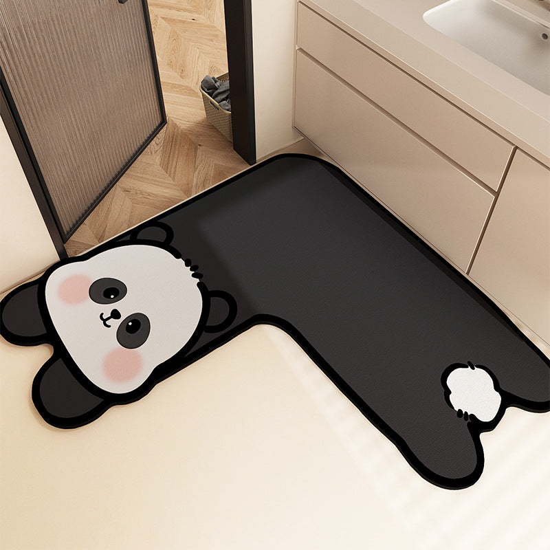 Fun-Filled Cartoon-Themed Bath Mat Kalsten