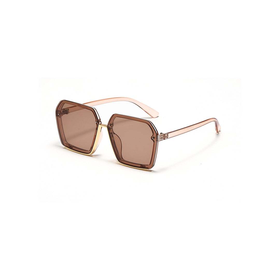 Women's creative oversized sunglasses with unique geometry Kalsten