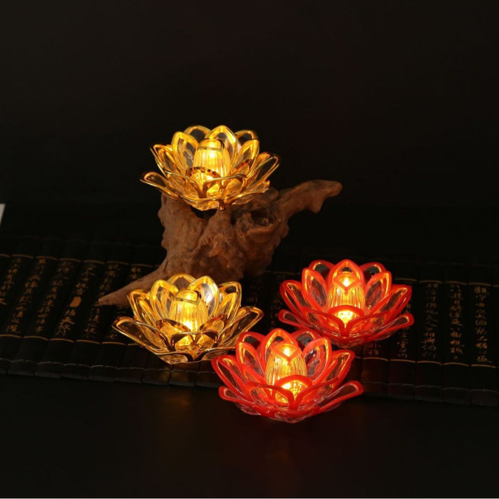 LED Lotus Flower Table Lamp
