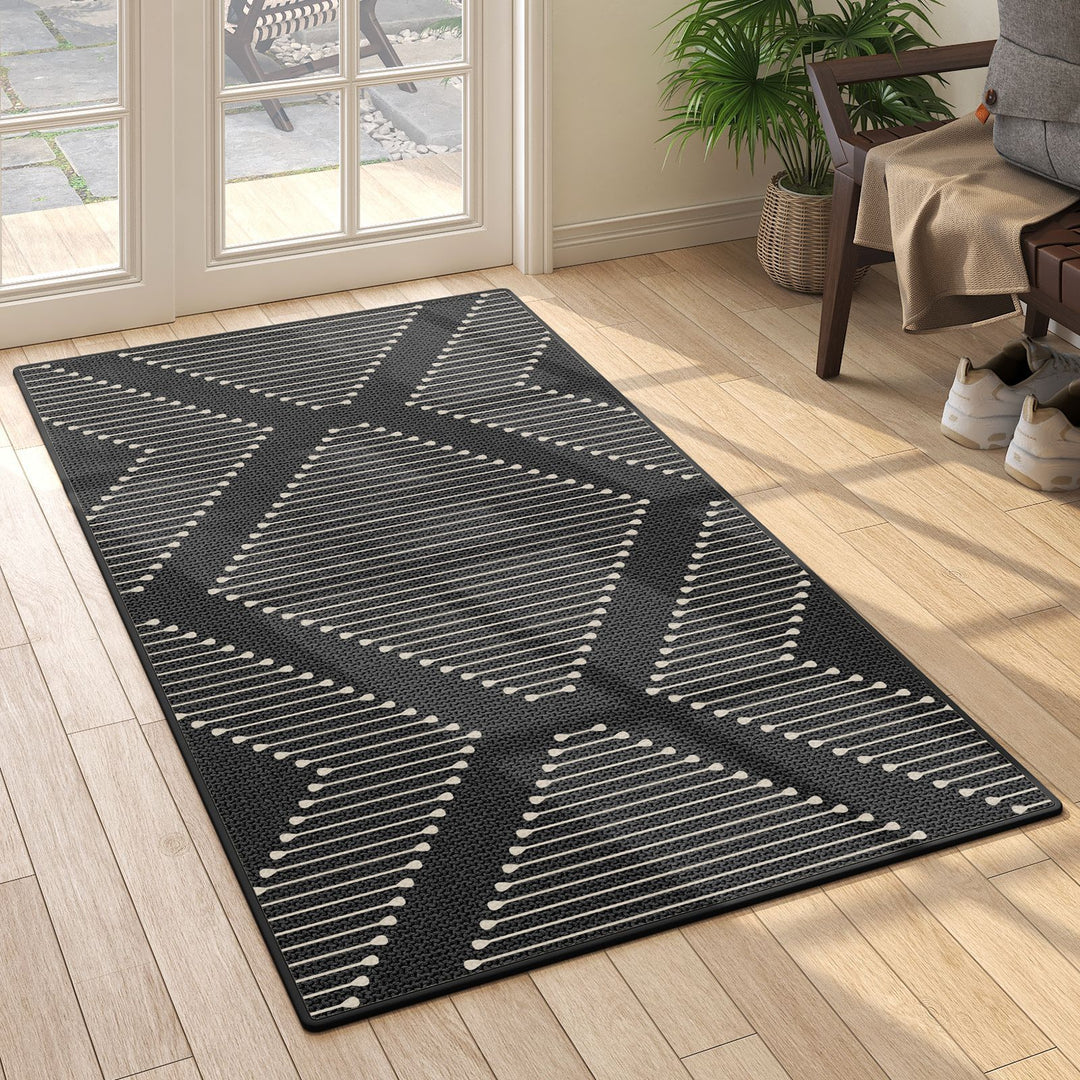 Artistic Geometric Indoor Area Mat Kalsten
