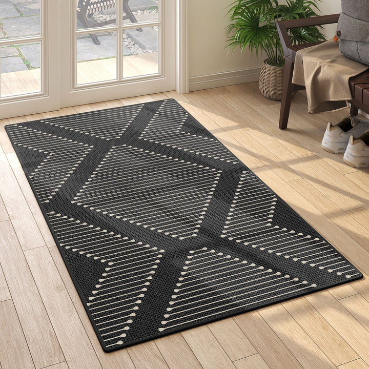 Artistic Geometric Indoor Area Mat Kalsten