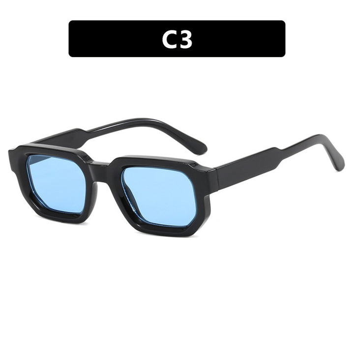 Women geometric sunglasses with fashionable high-gloss frame Kalsten
