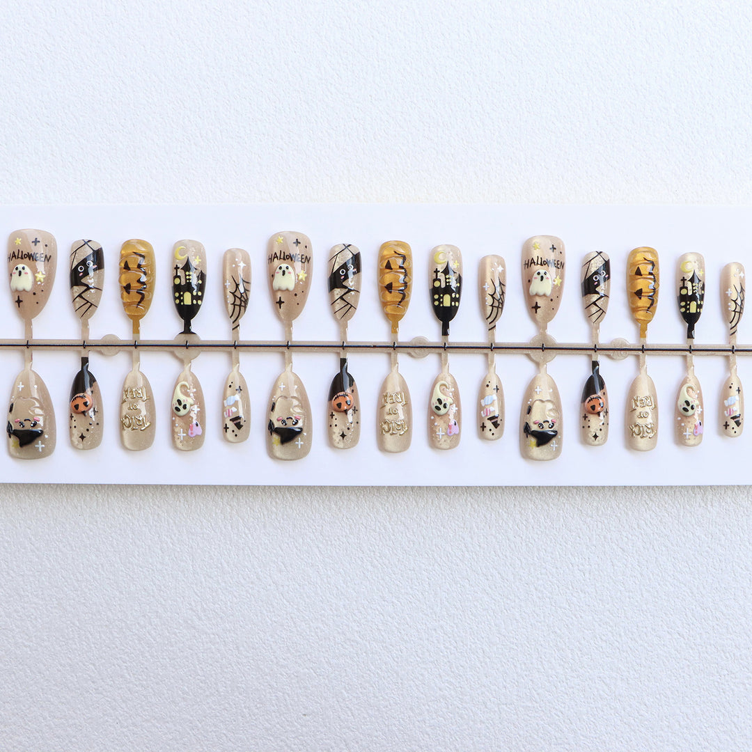 Halloween-Themed Press-On Nail Set Kalsten