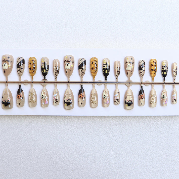 Halloween-Themed Press-On Nail Set Kalsten