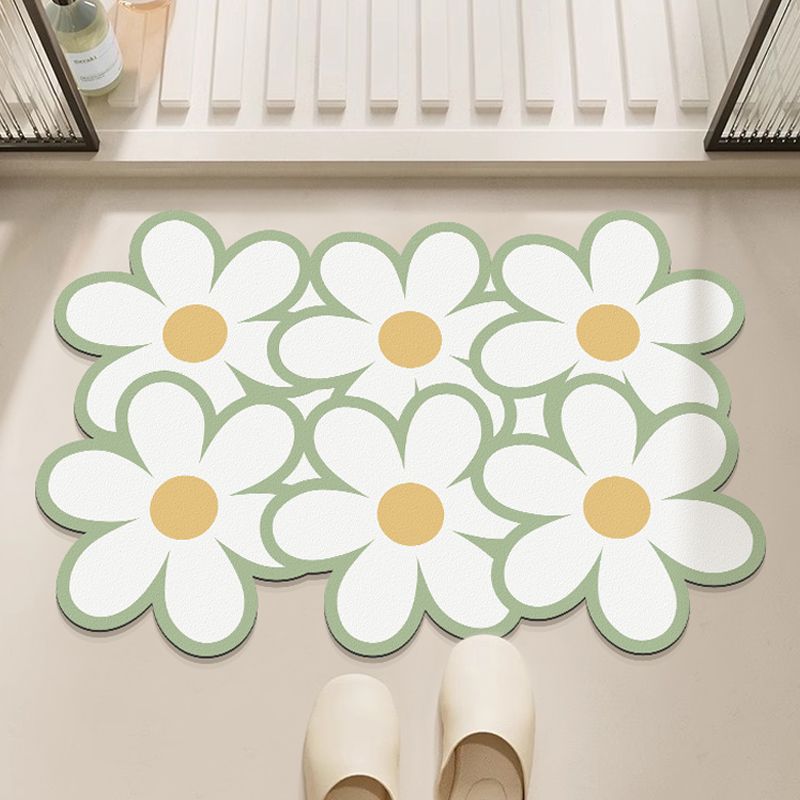 Decorative Floral Floor Mat