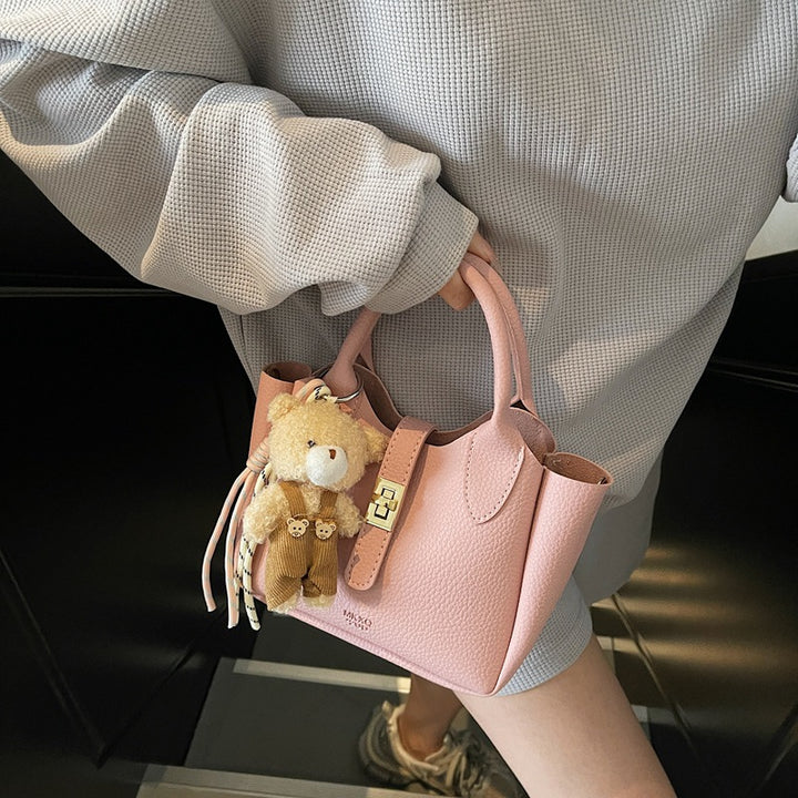 Elegant Textured Mini Handheld Tote Kalsten