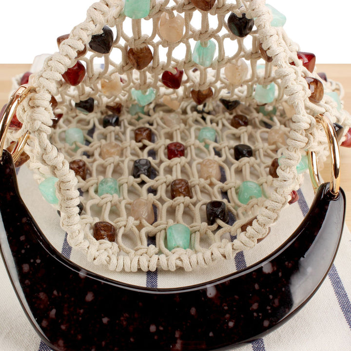 Handbag with Colorful Decorative Element Kalsten