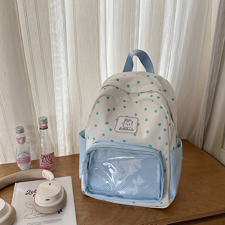 Cute Star Patterned Backpack