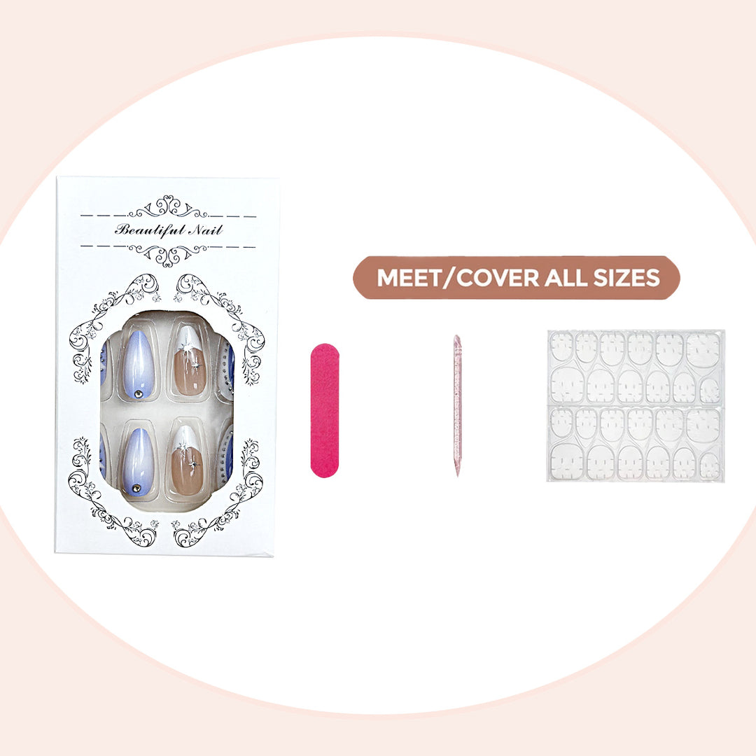 Elegant Press-On Nail Art Kit Kalsten