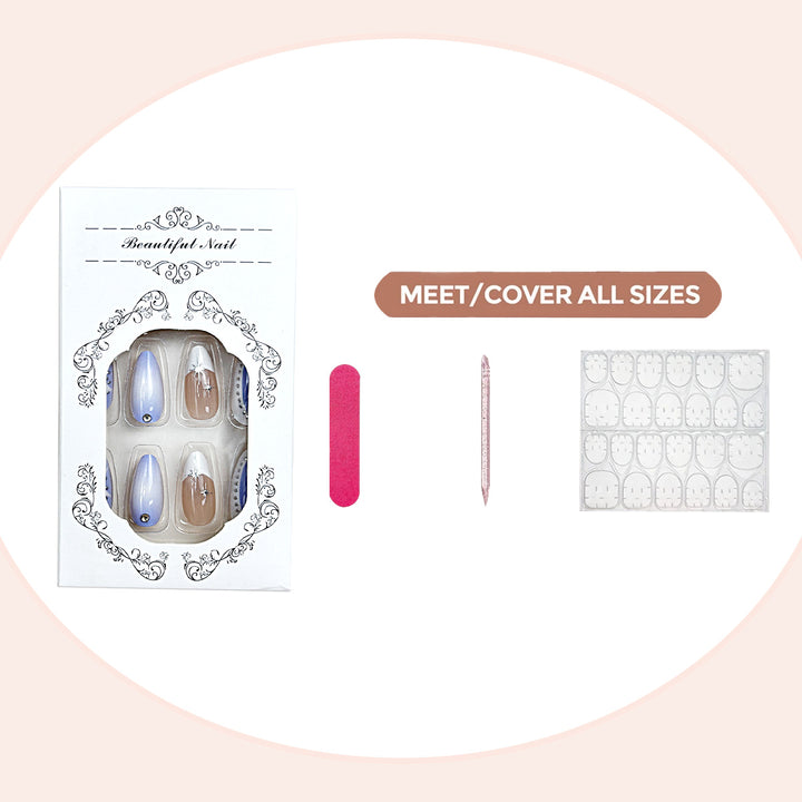 Elegant Press-On Nail Art Kit Kalsten