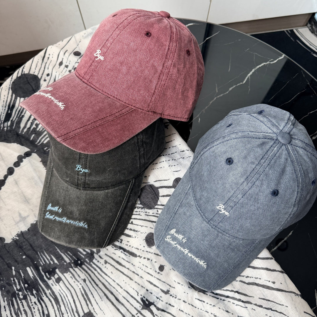 Women's Casual Distressed Cotton Baseball Cap Kalsten