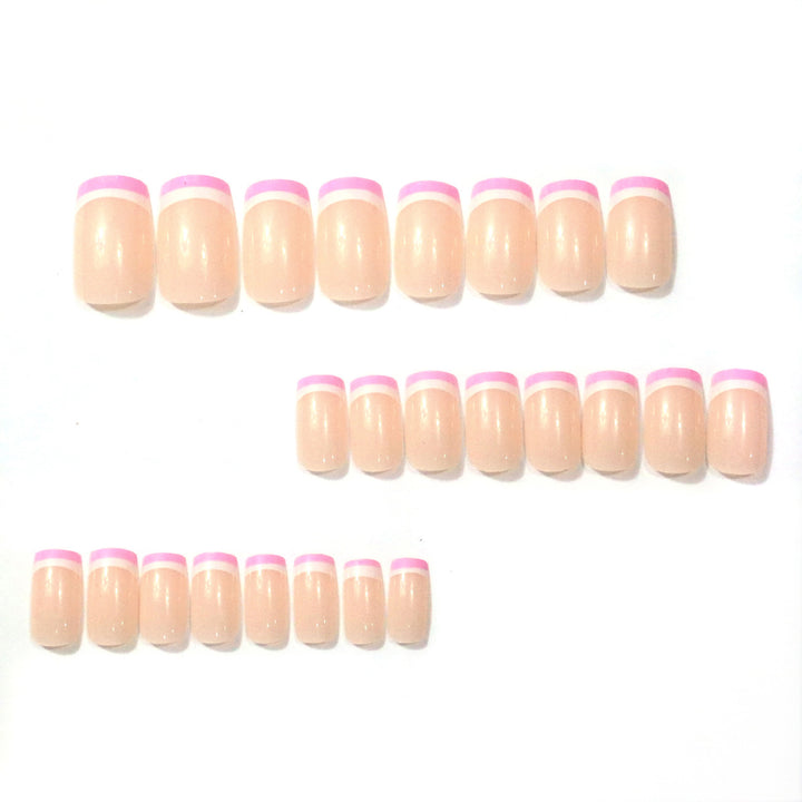 Acrylic French Tip Nail Enhancements Kalsten