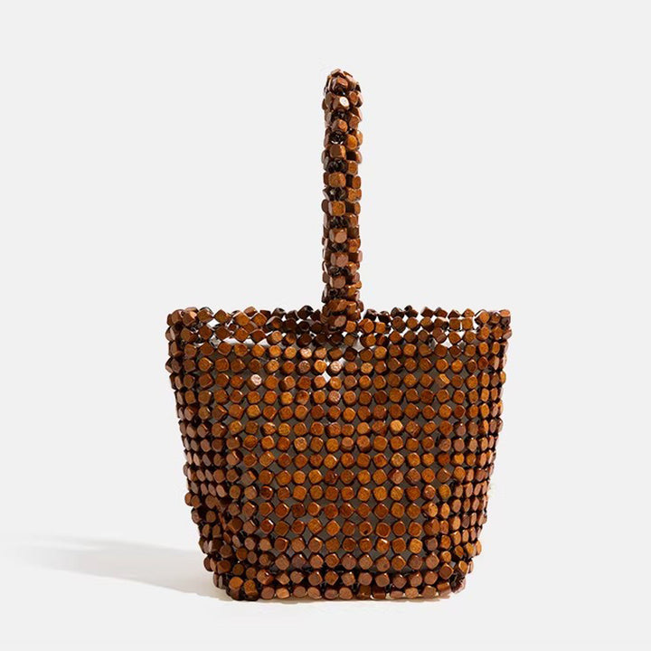 Handcrafted Woven Bamboo Tote Bag