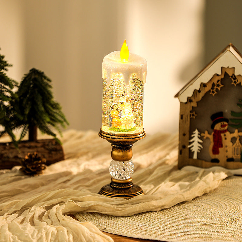 Christmas decoration lantern with snow globe Kalsten