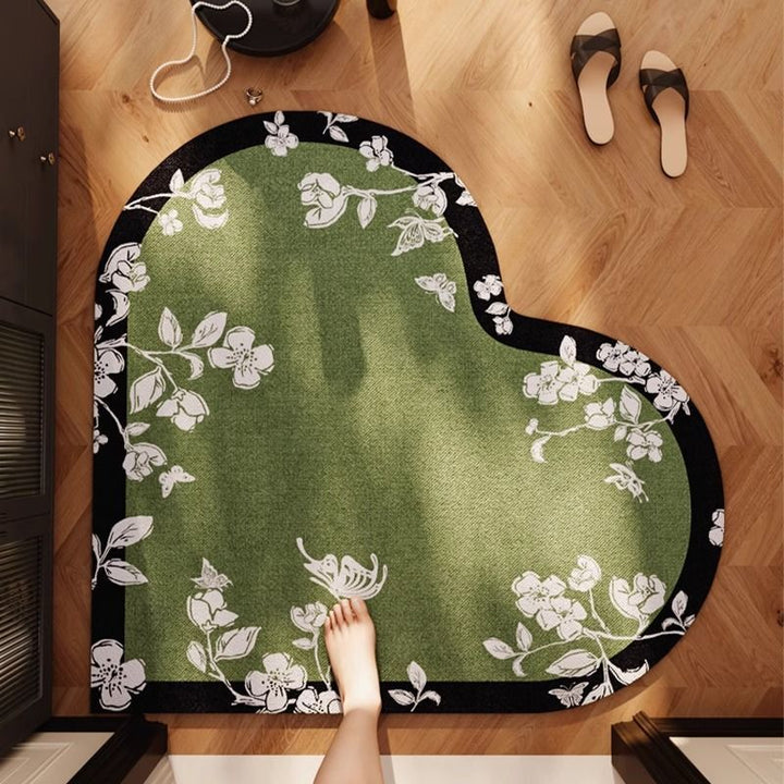 Decorative Heart-Shaped  Rug