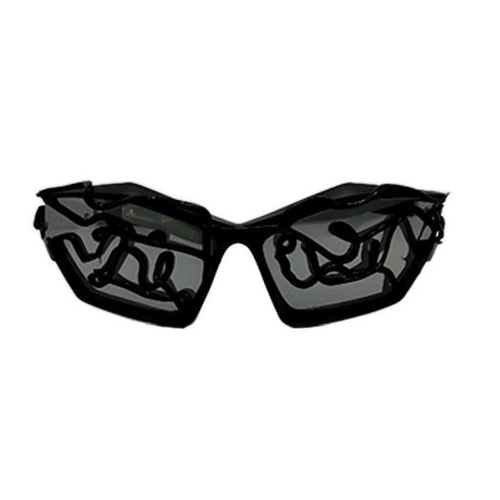 Women's Sporty Sunglasses with Futuristic Design Kalsten