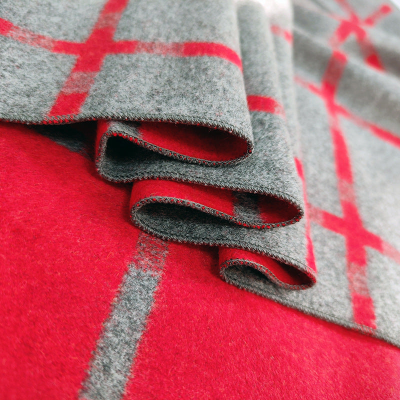 Ladies Elegant and Warm Scarf with Geometric Pattern Kalsten