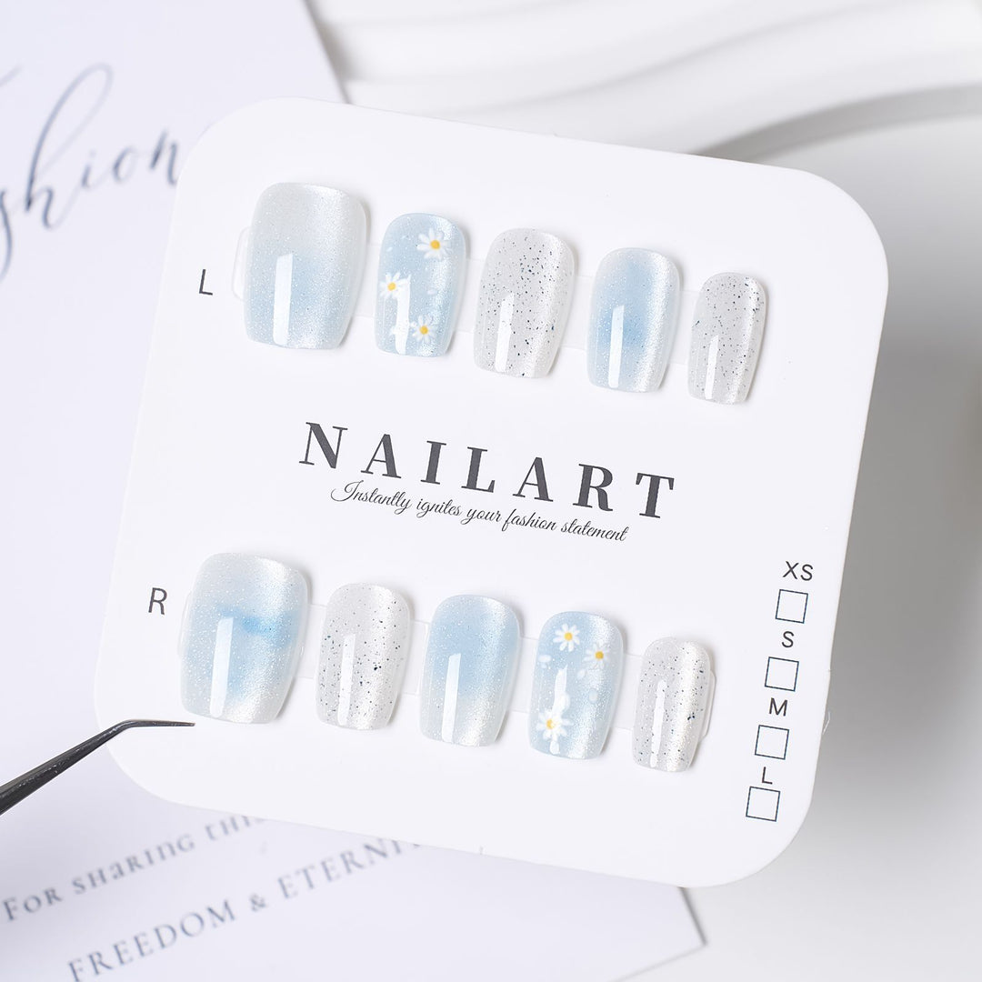 Decorative 3D Butterfly Press-On Nails Kalsten