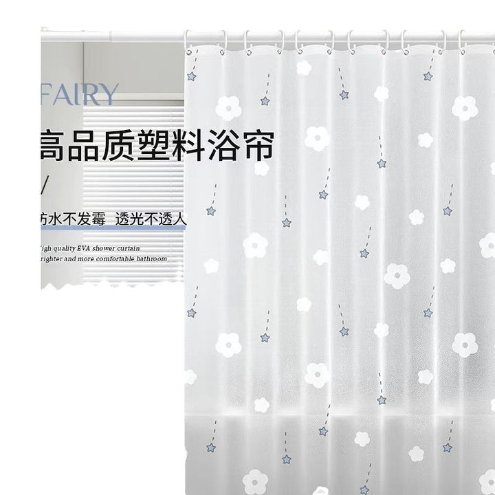 Delicate Floral Pattern Shower Curtain Kalsten