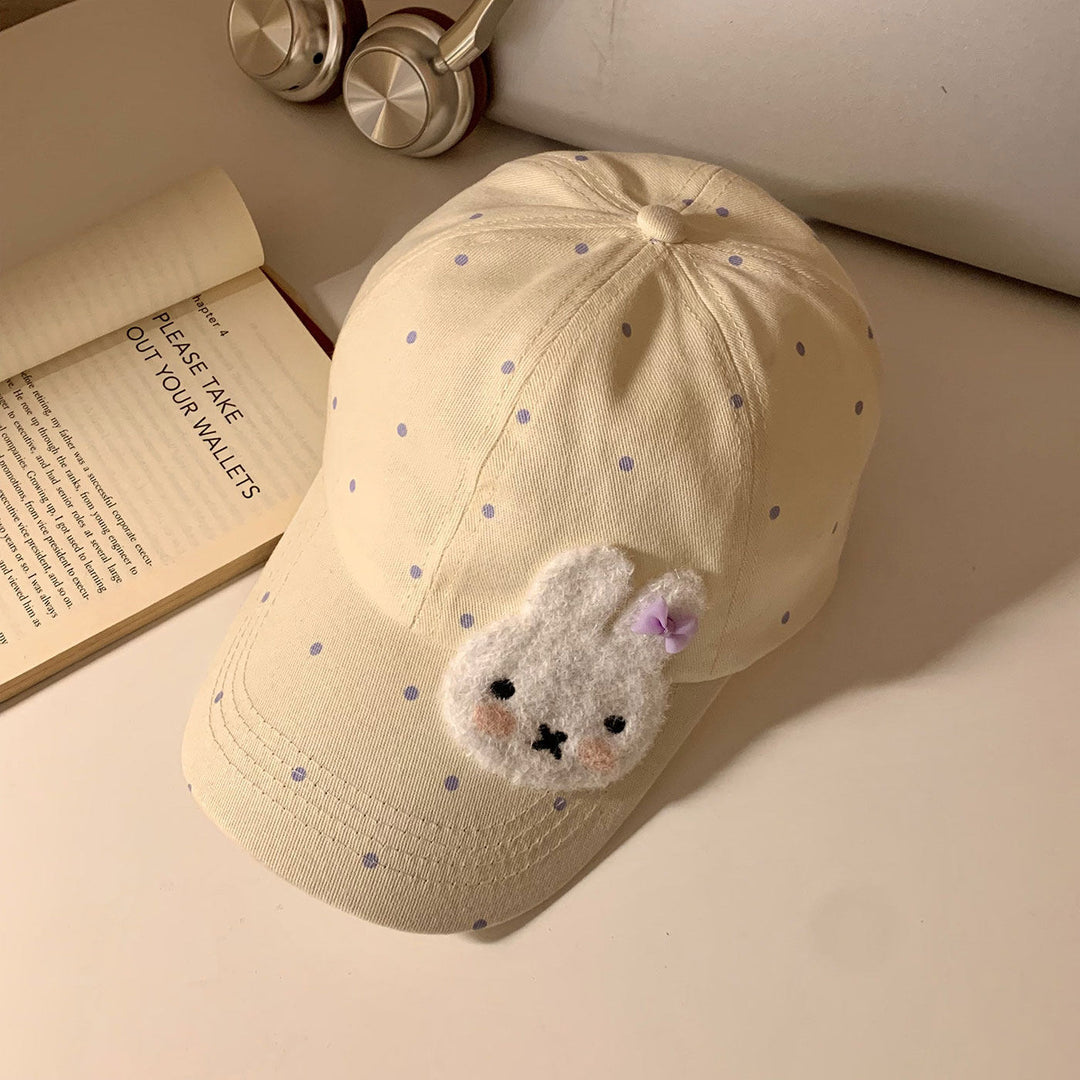 Fun Polka Dot Embroidered Baseball Cap