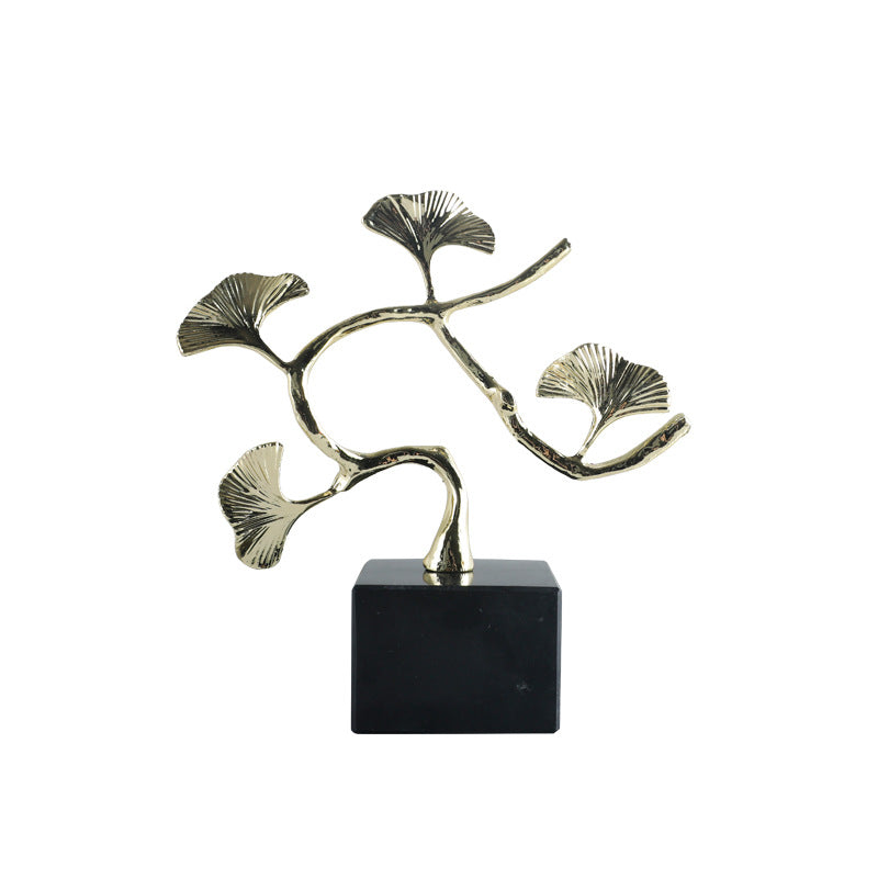 Ginkgo Leaf Decorative Sculpture