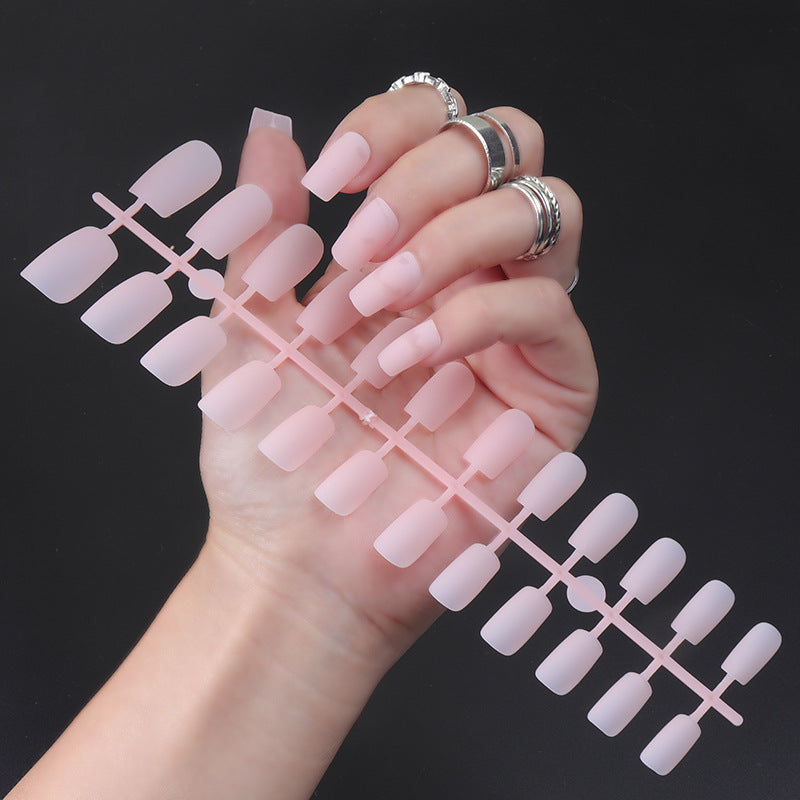 Matte Finish Long Stiletto Press-On Nails Kalsten