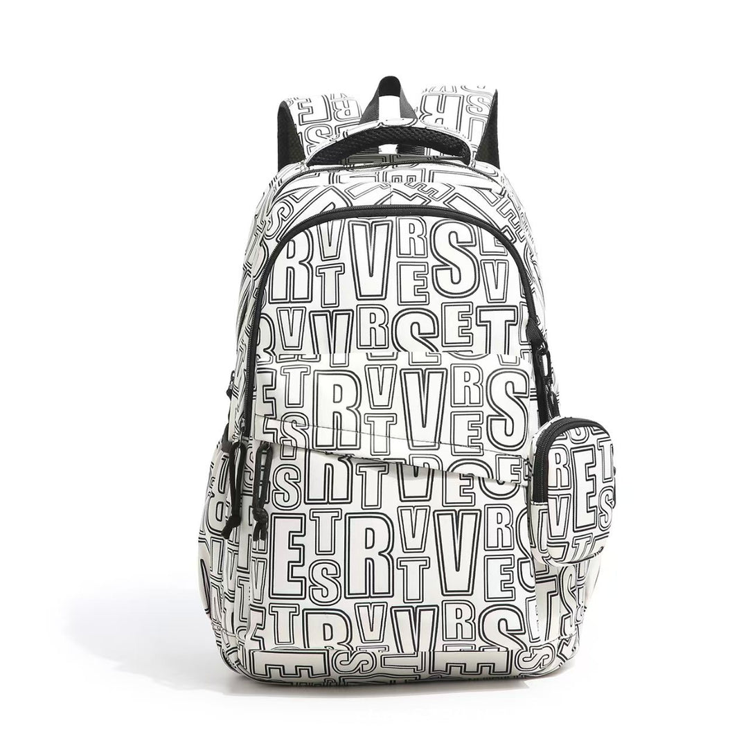 Backpack with trendy lettering Kalsten