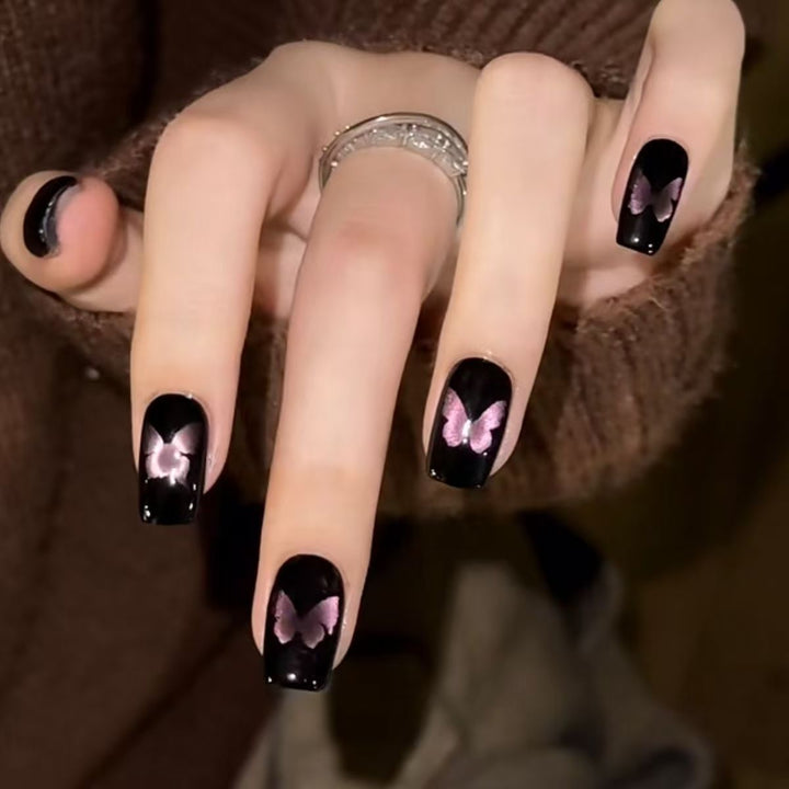 Elegant French Tip Press-On Nail Set Kalsten