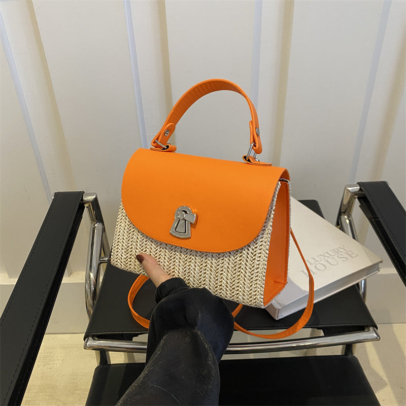 Elegant Handcrafted Straw Tote
