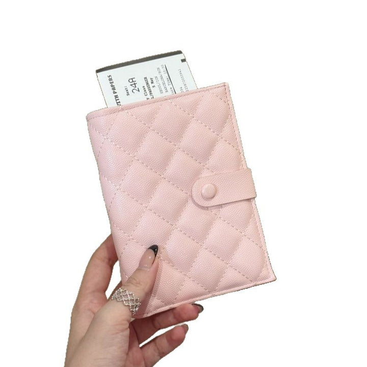 Quilted Leather Travel Document Organizer Kalsten