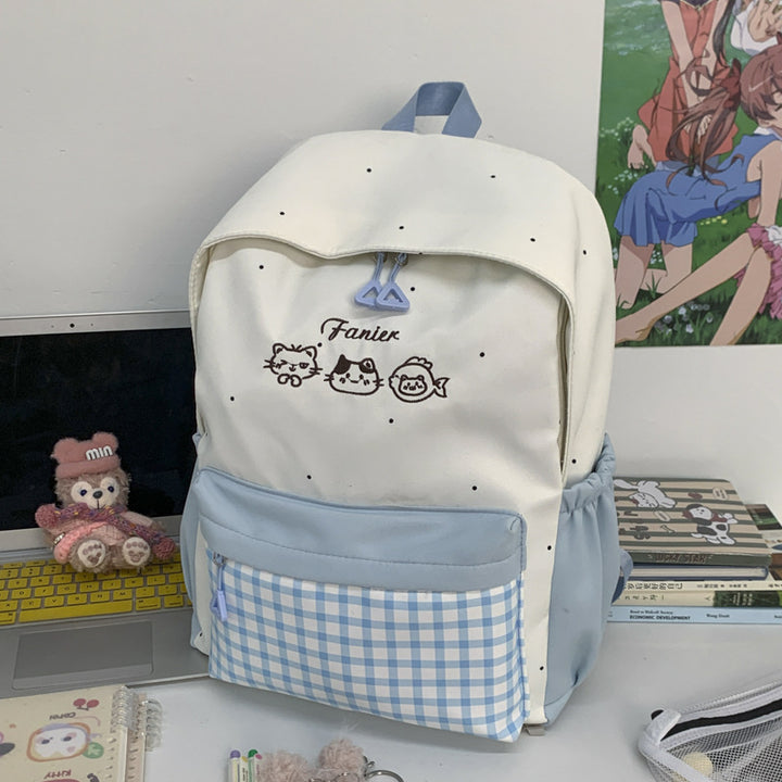 Cute Animal Embroidered Backpack Kalsten