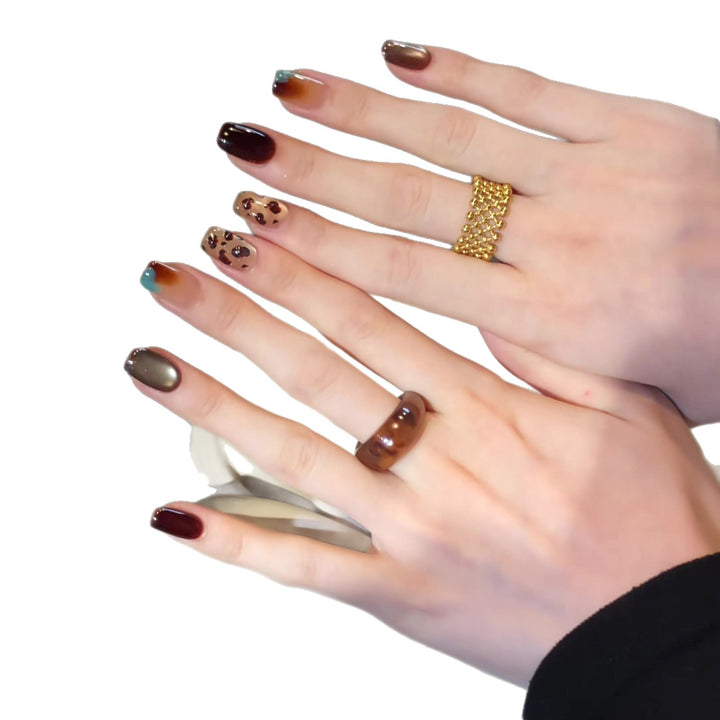 Artistic Press-On Nail Design Kalsten