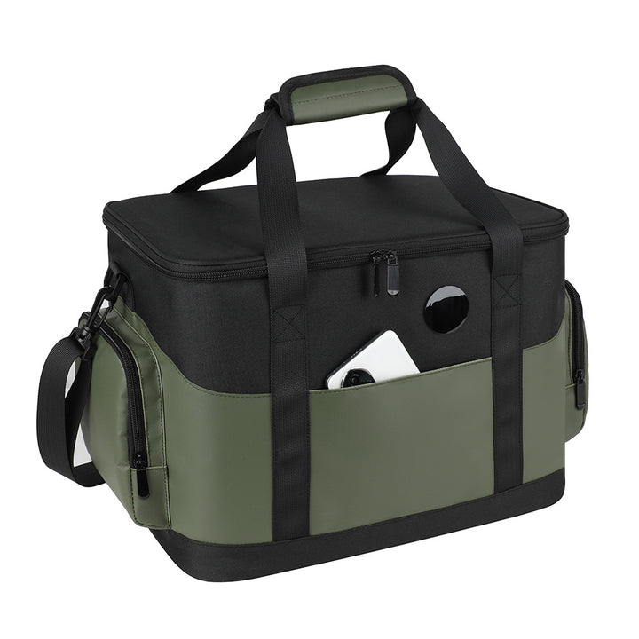 Insulated Lunch Cooler Bag with Side Pockets and Adjustable Strap Kalsten