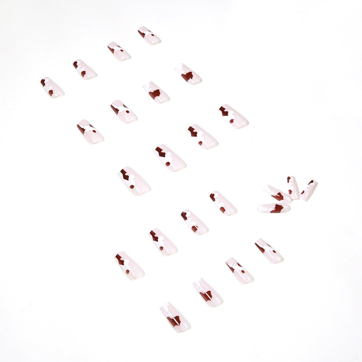 Artistic acrylic nails with elegant gradient and creative designs Kalsten